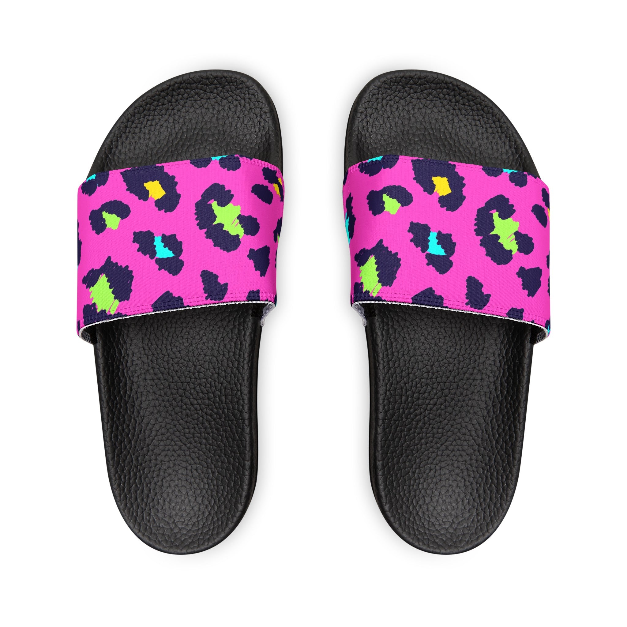 Pink Leopar Slides