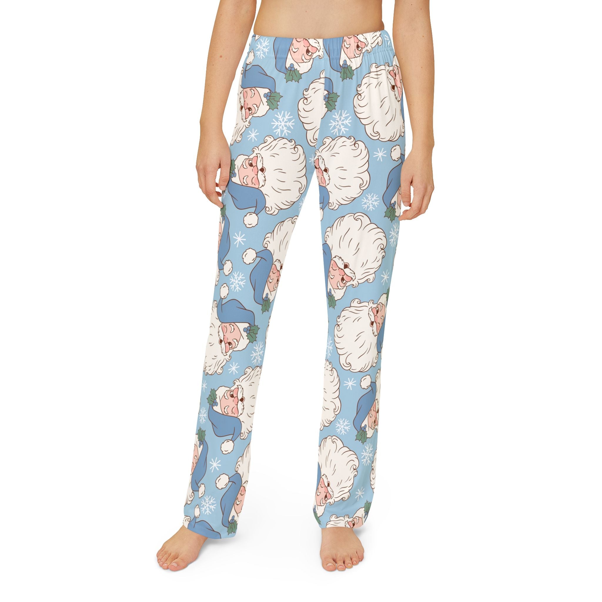 Light Blue Santa Claus Pyjamas