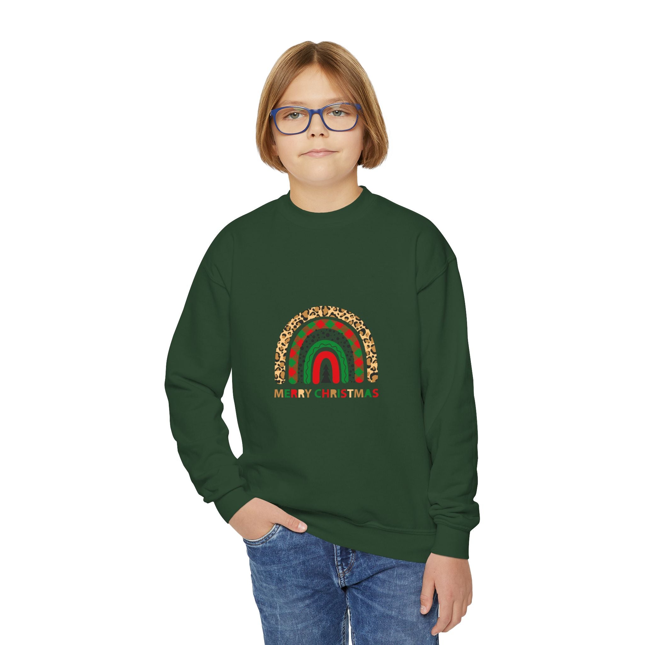 Christmas Rainbow Sweatshirt