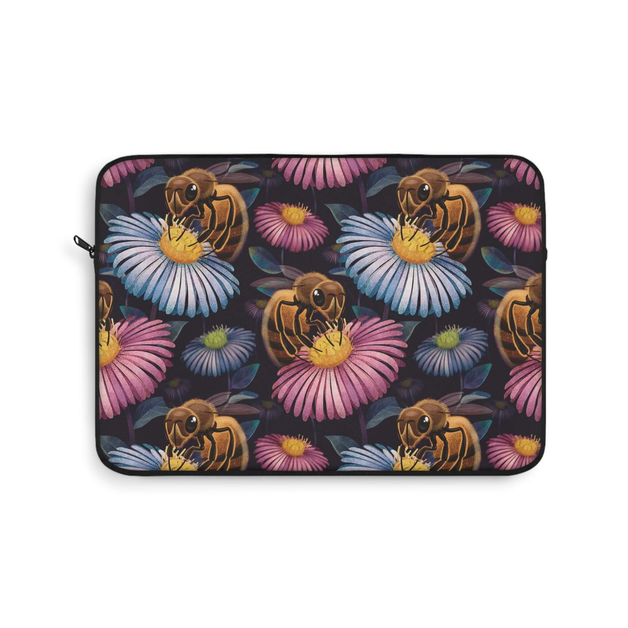 Flowers Bees Laptop Sleeve