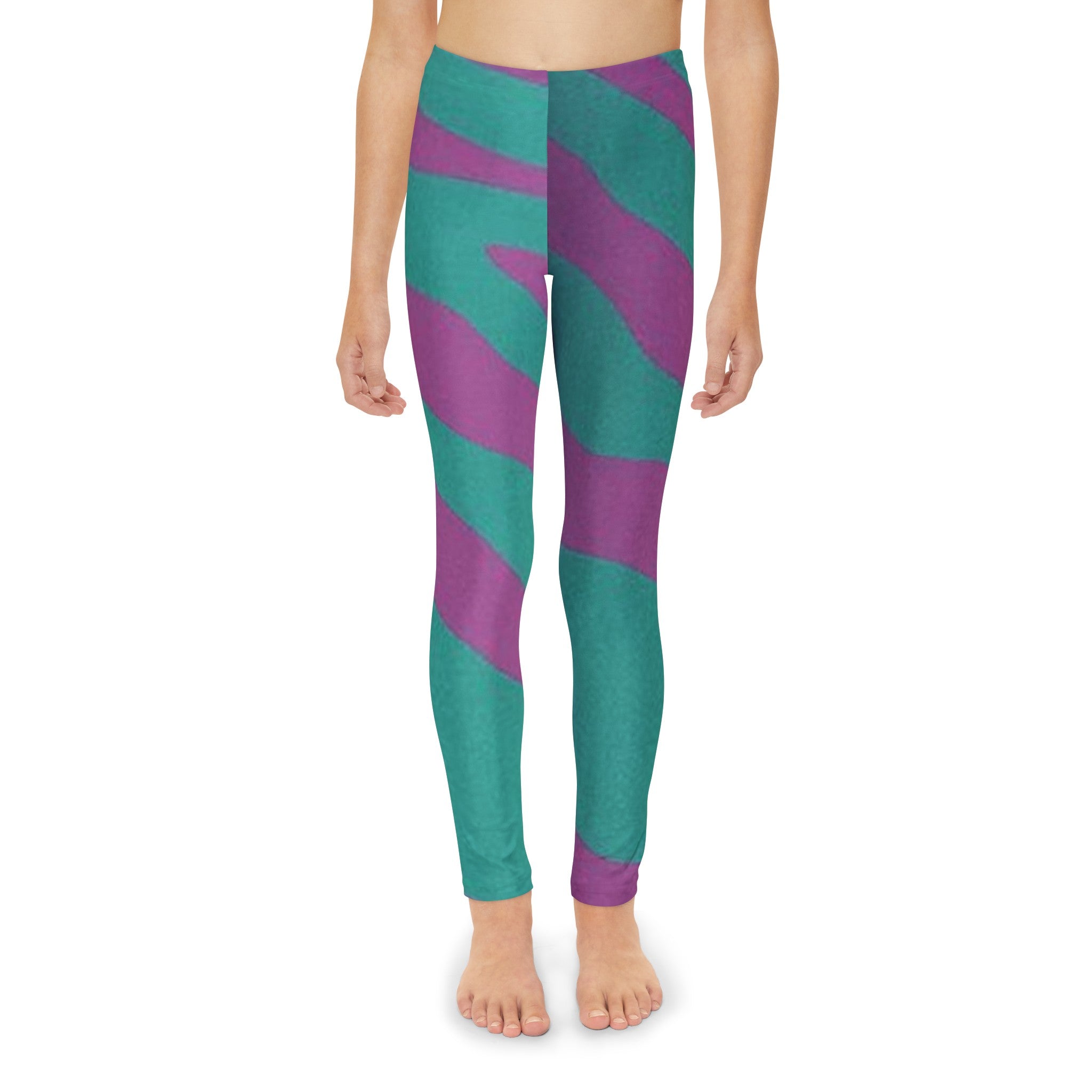 Petrol Zebra Leggings