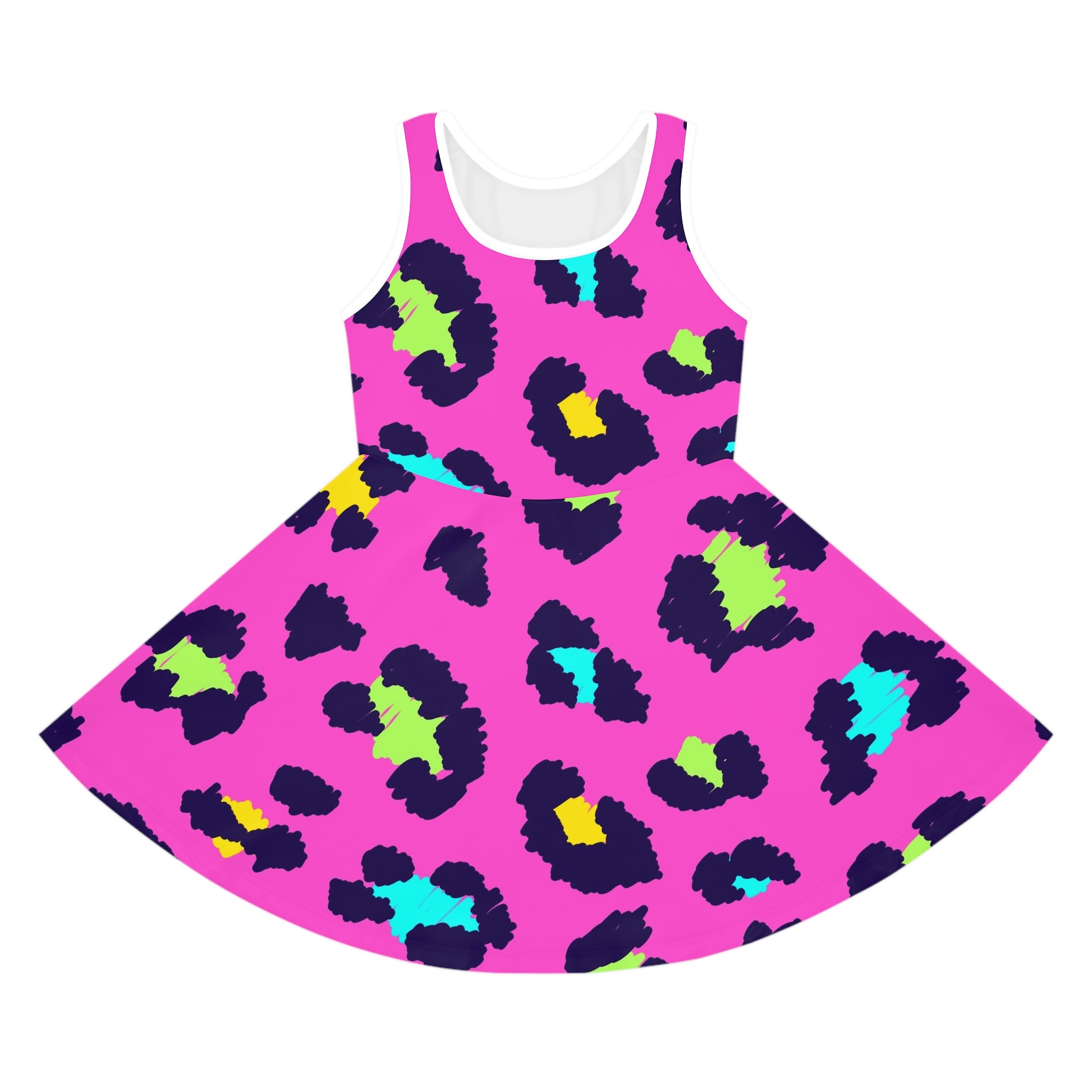 Multi Colour Leopar Sundress