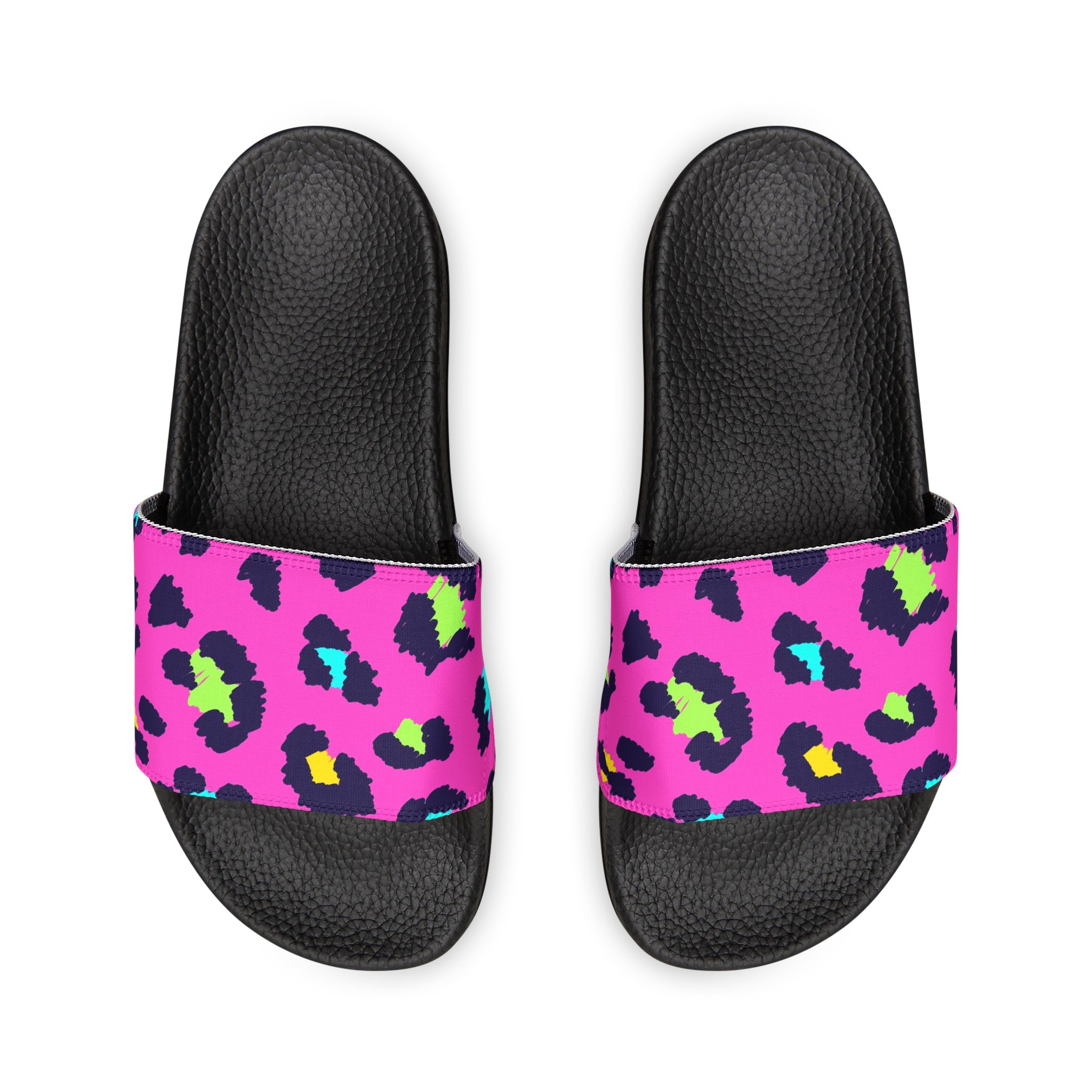 Pink Leopar Slides