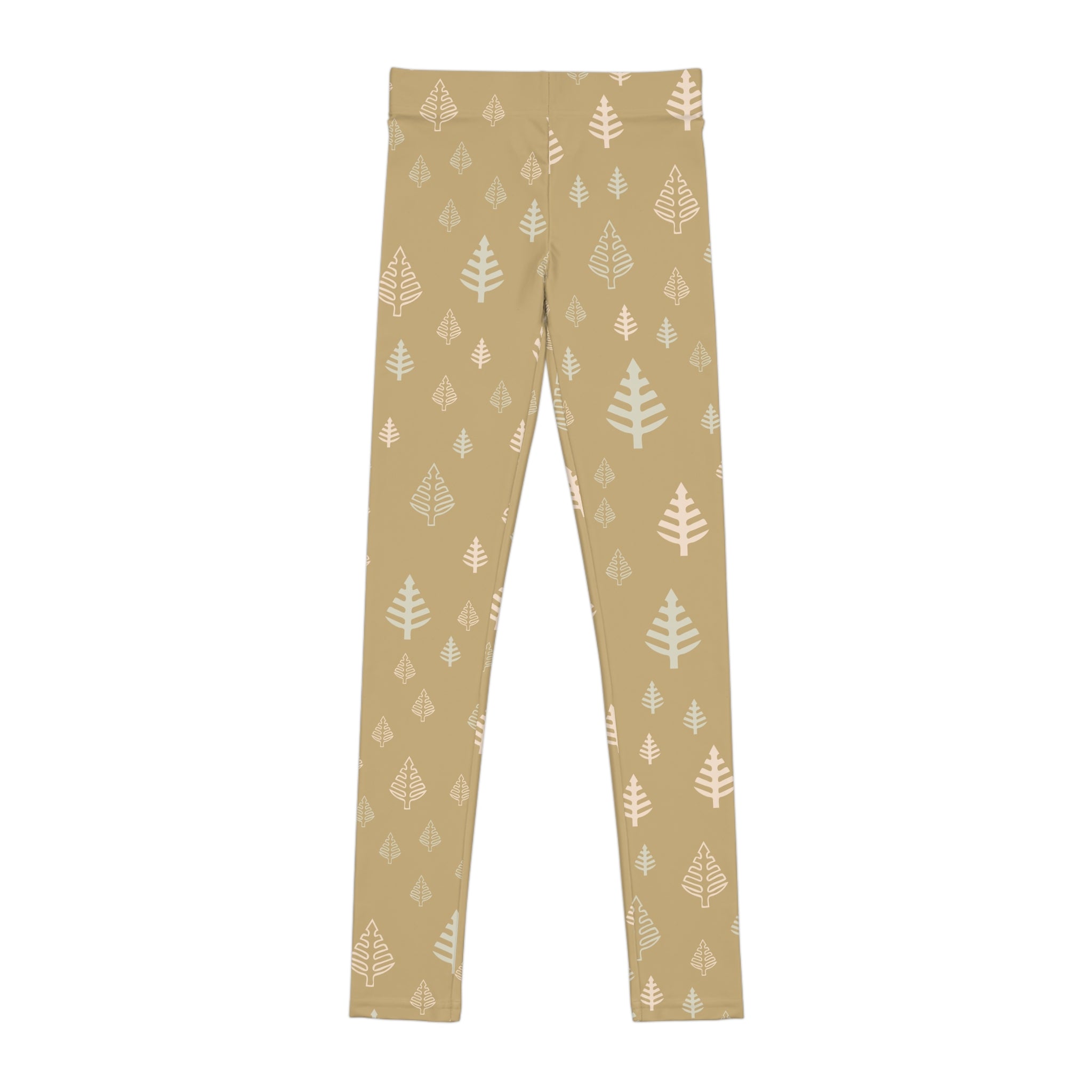 Gold Snowflakes Leggings