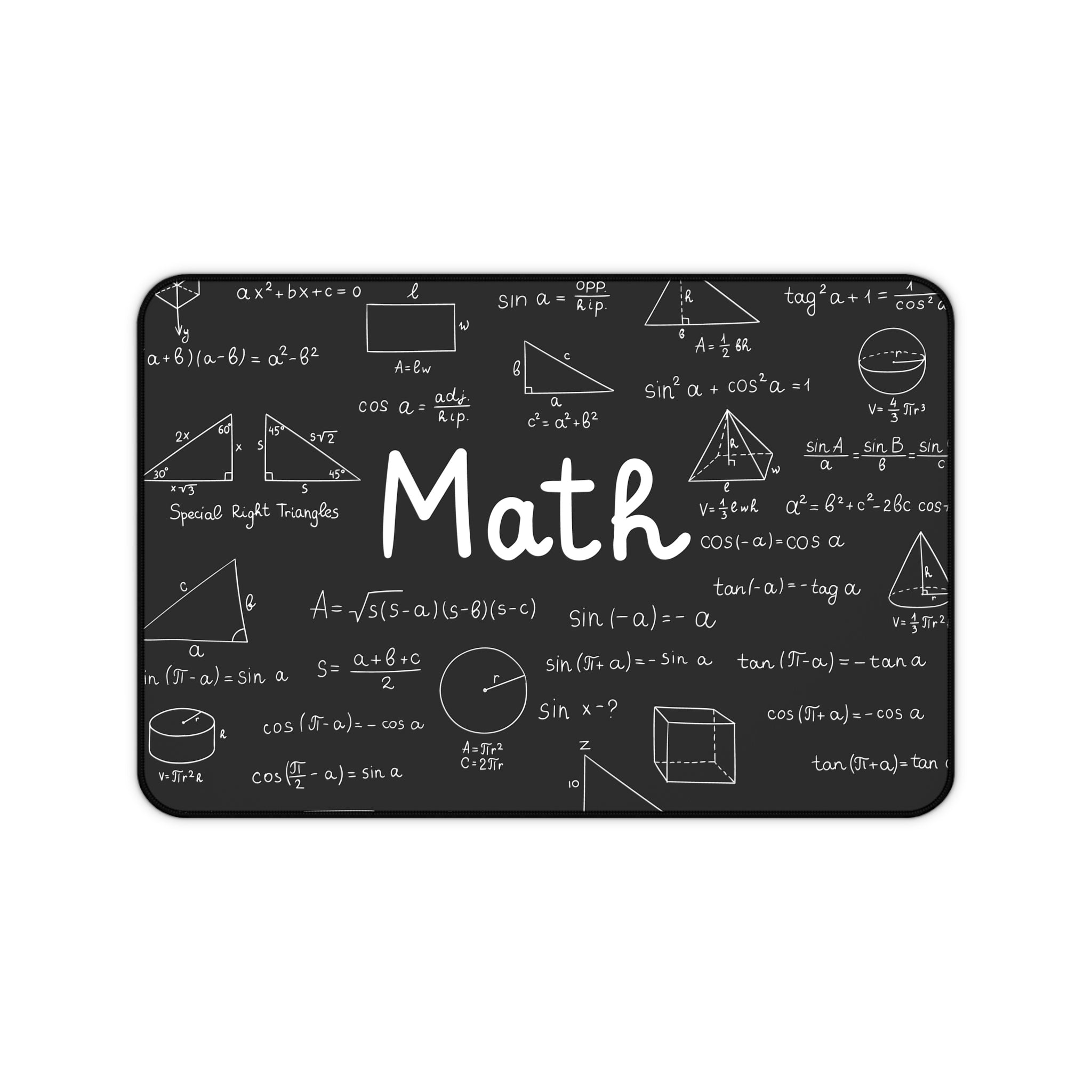 Desk Mat - Maths Print