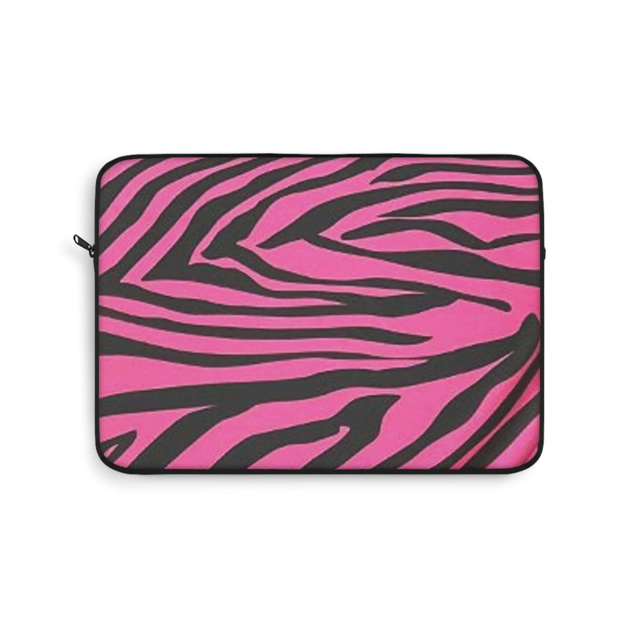 Pink Zebra Laptop Sleeve