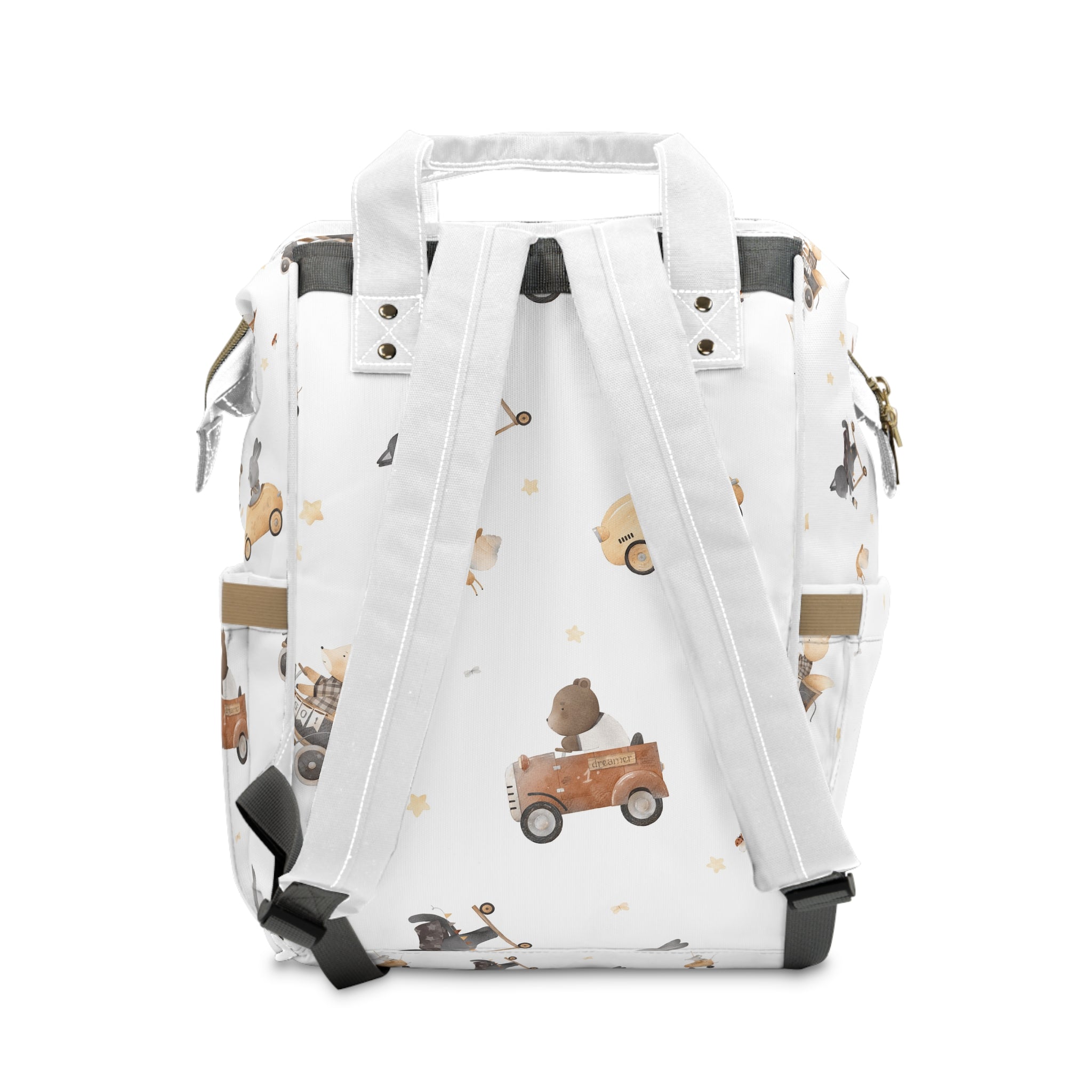 Animals Driving Diaper Backpack