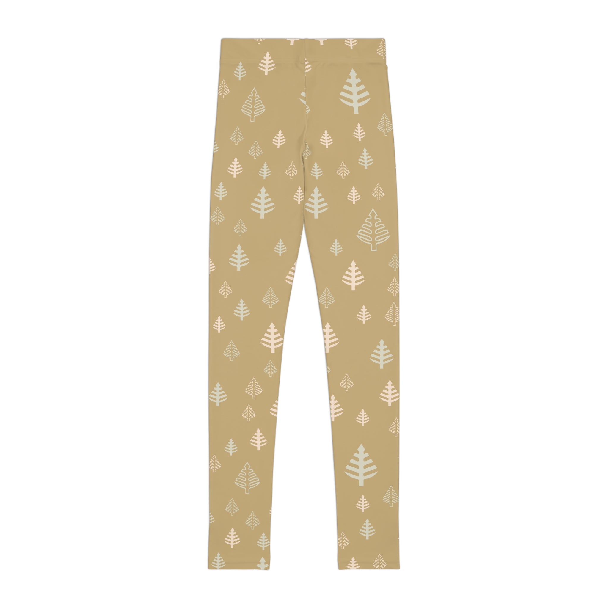 Gold Snowflakes Leggings