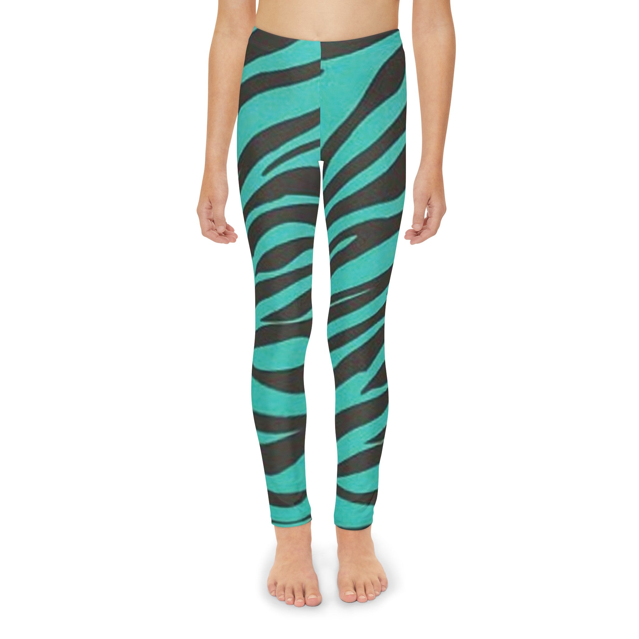 Green Zebra Leggings