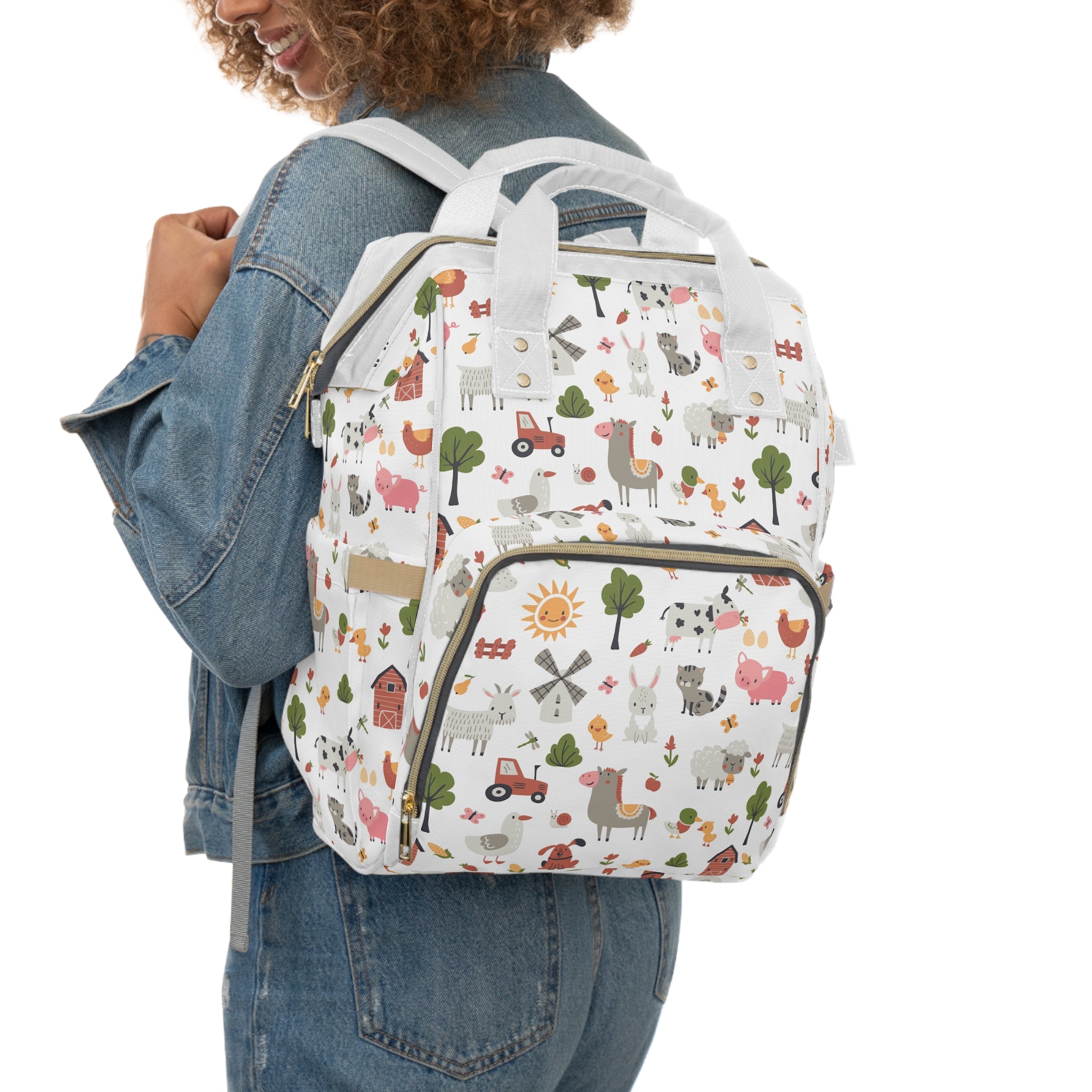 Cute Animals Diaper Backpack