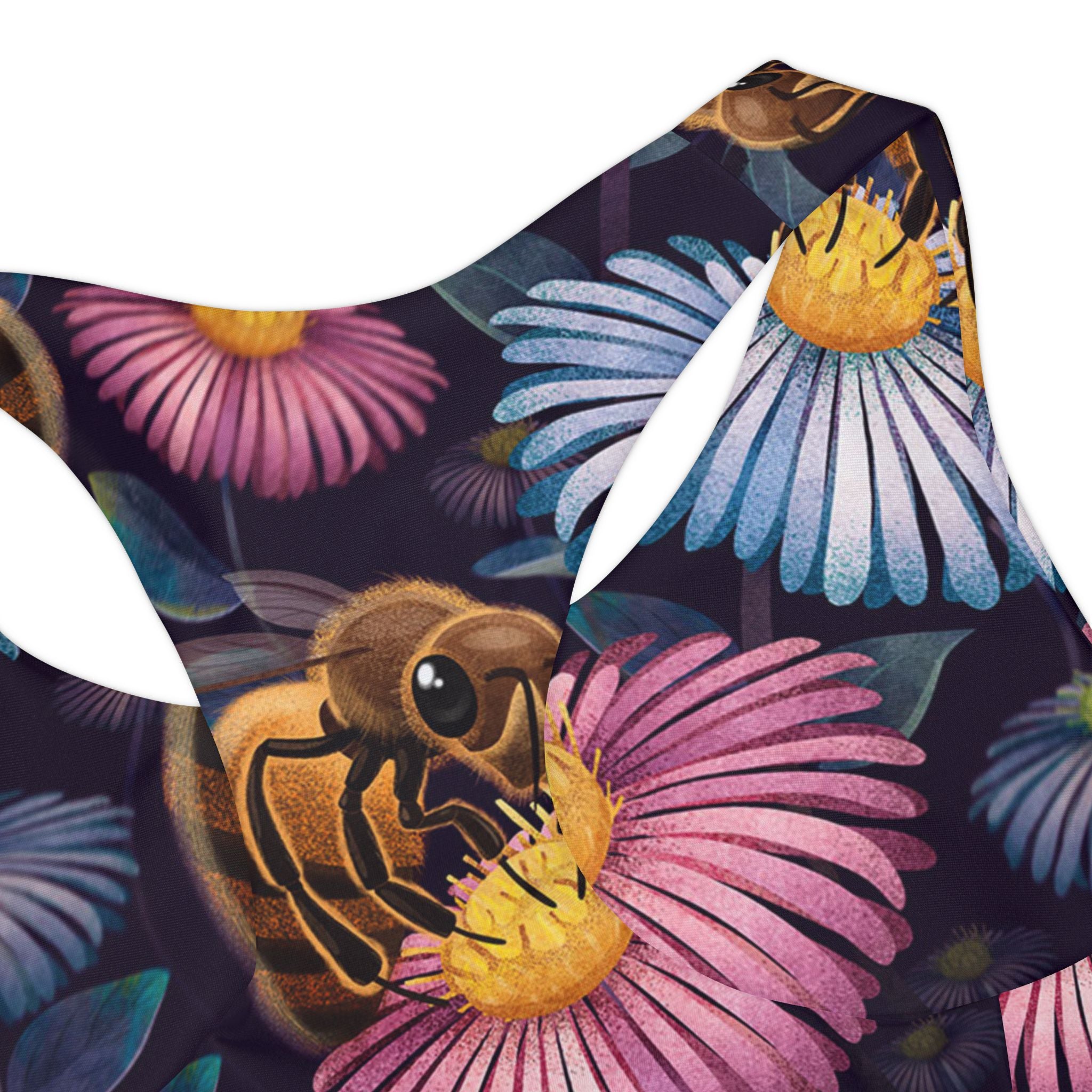 Flowers Bees Swimsuit