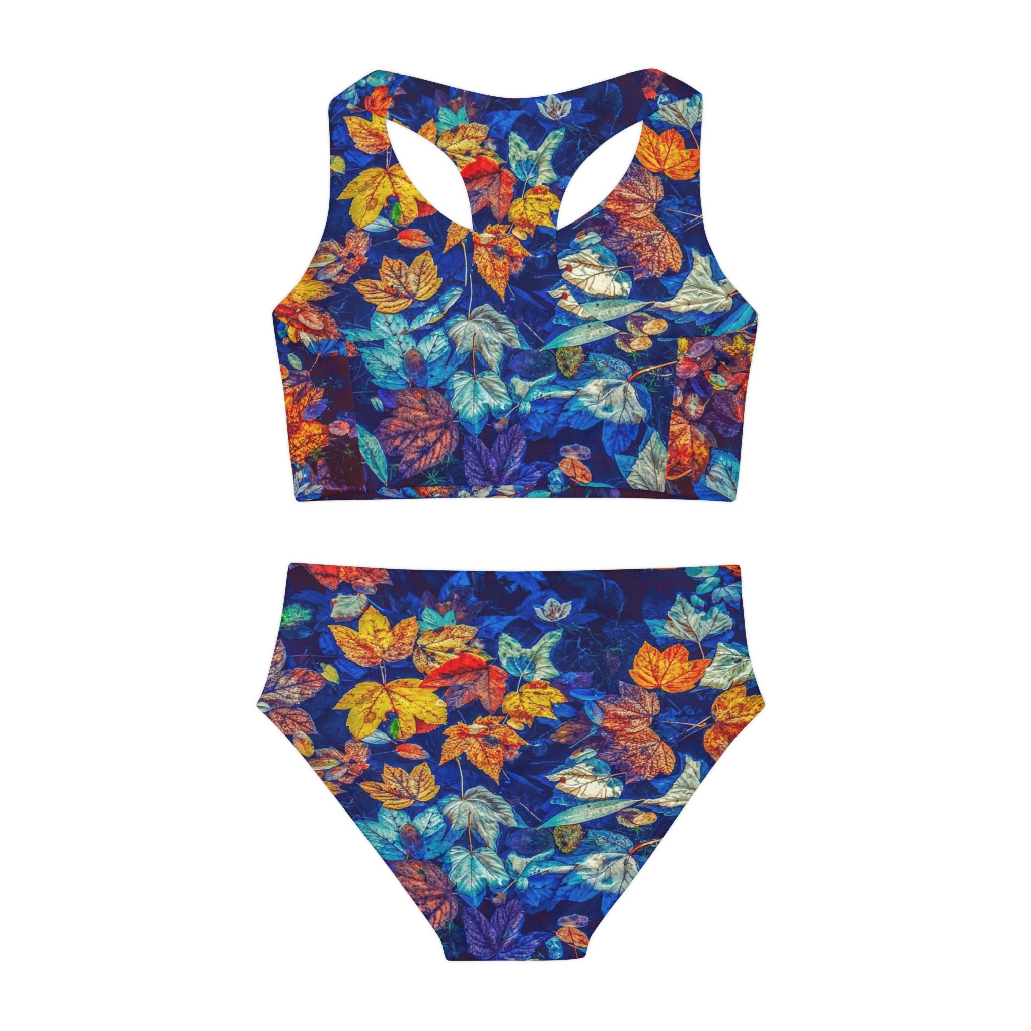 Blue Leaves Swimsuit