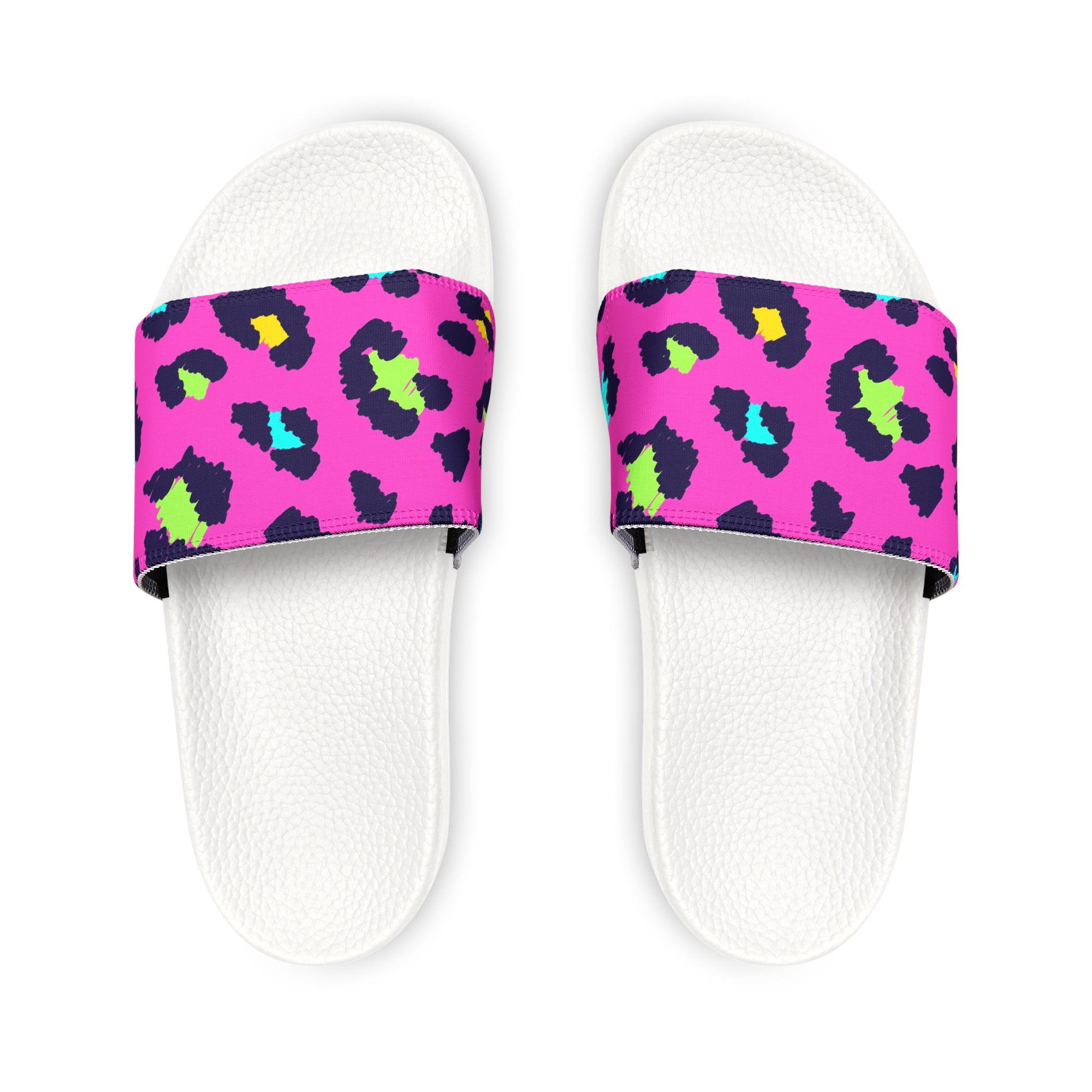 Pink Leopar Slides