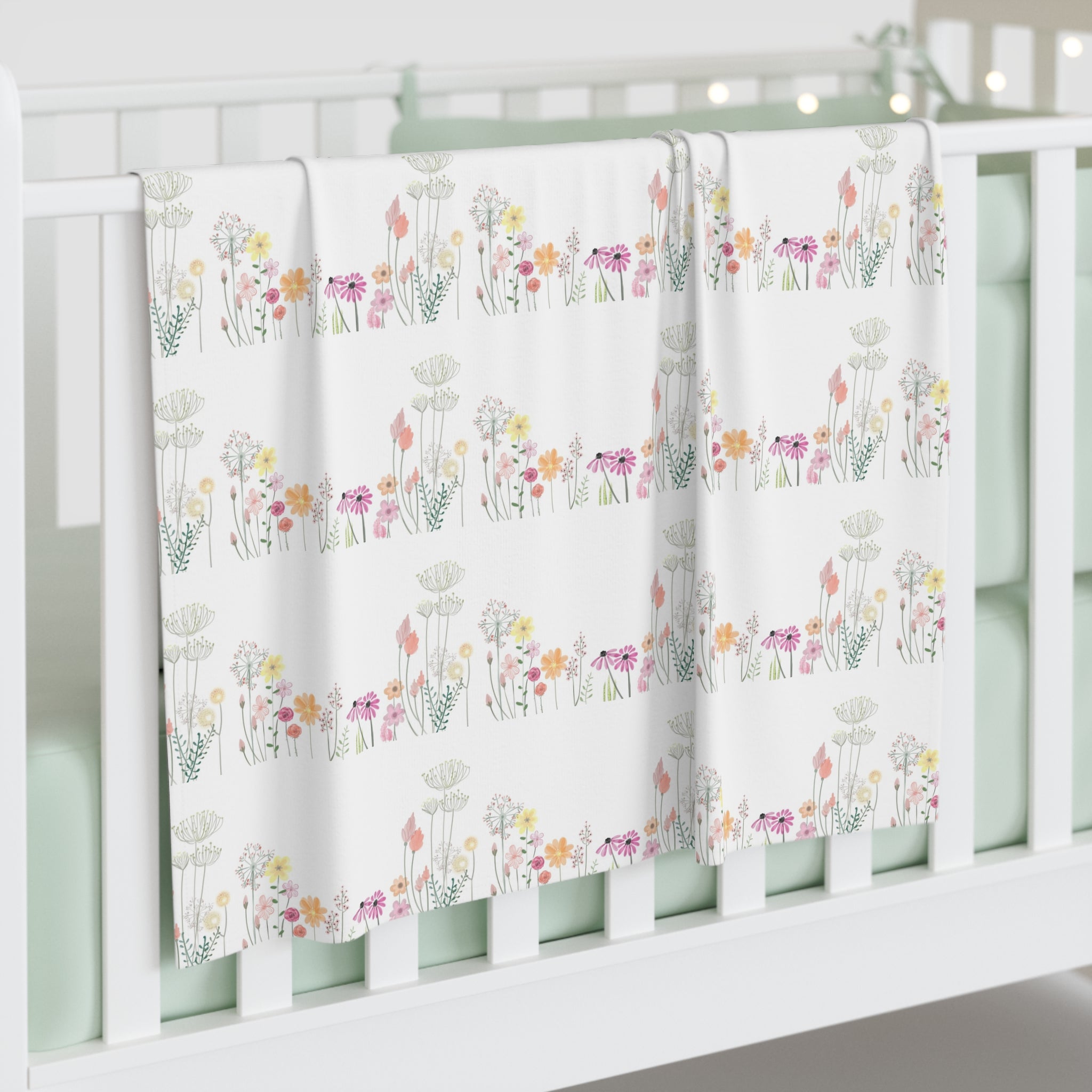 Floral Swaddle Blanket