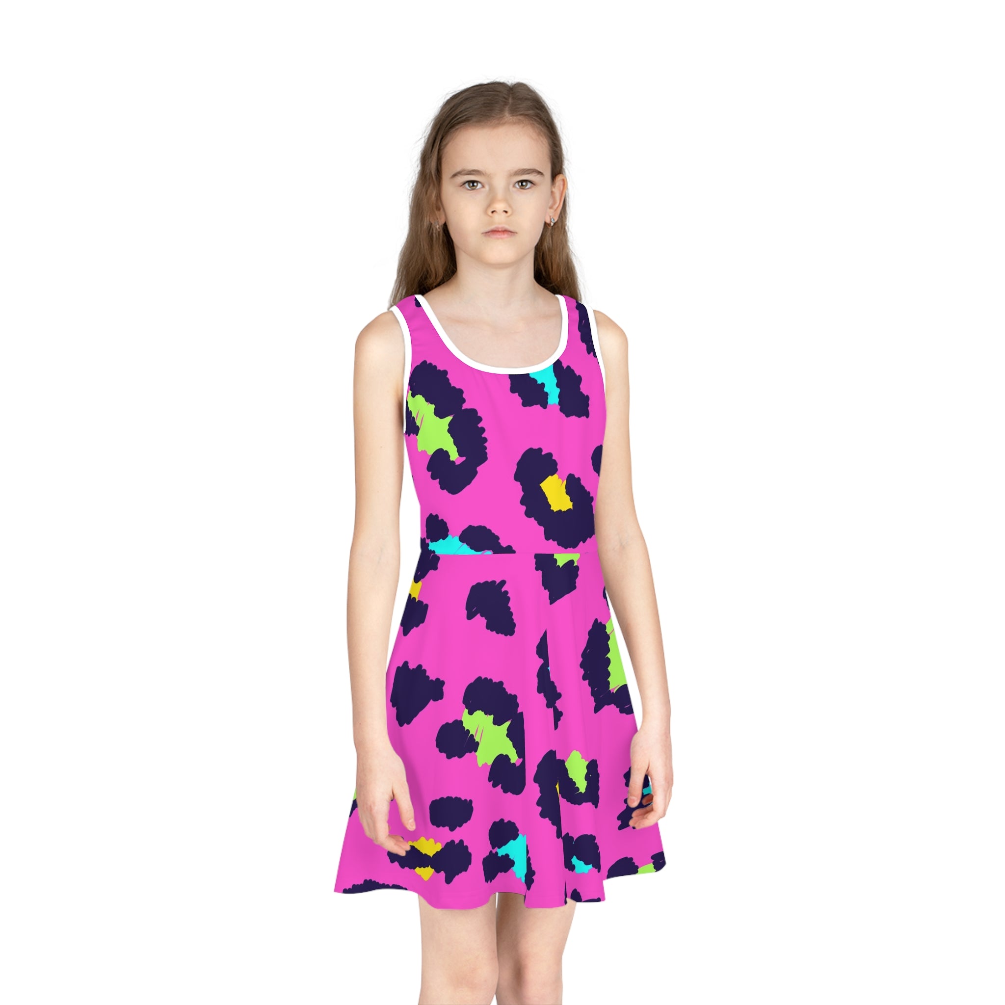 Multi Colour Leopar Sundress