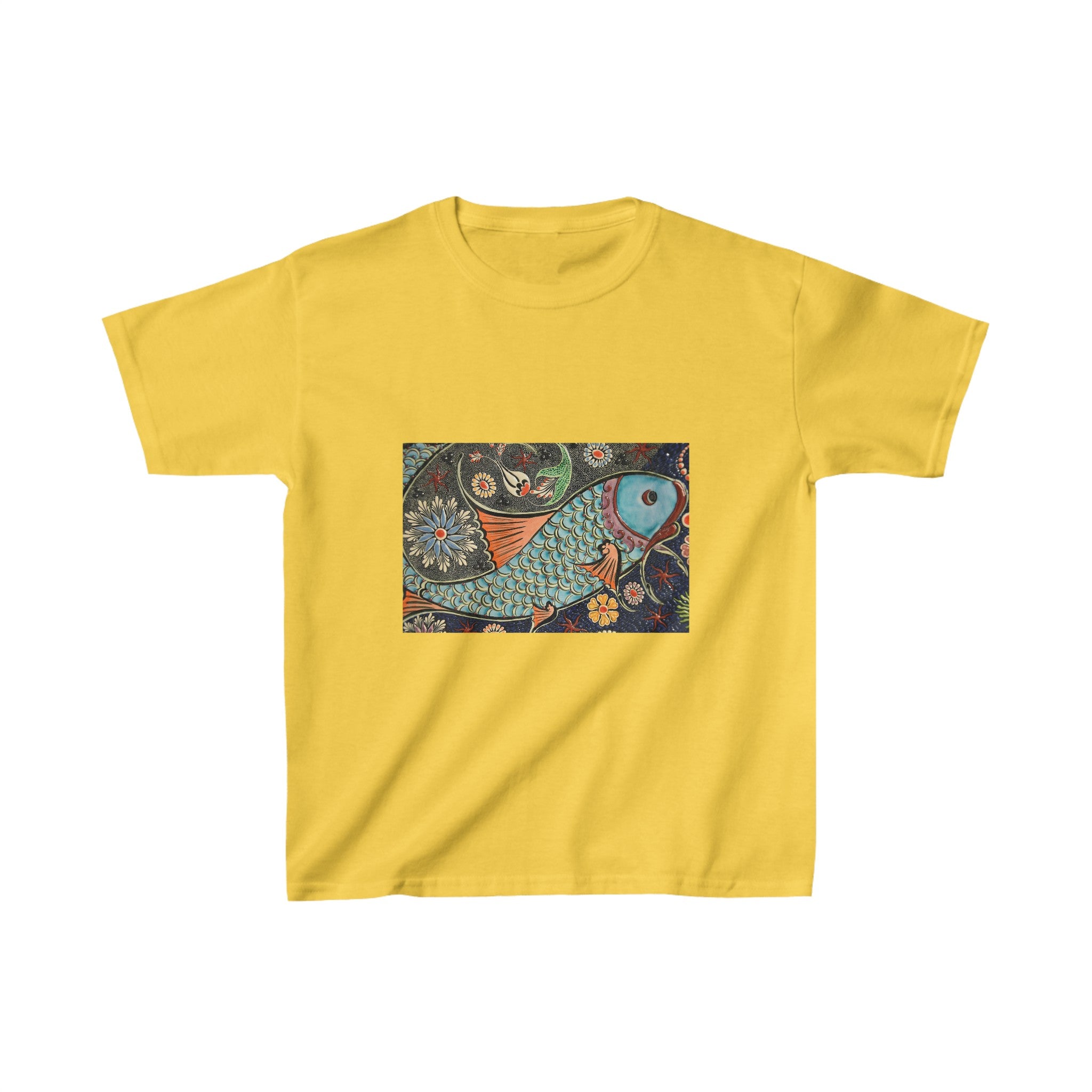 Fish mosaic T-shirt