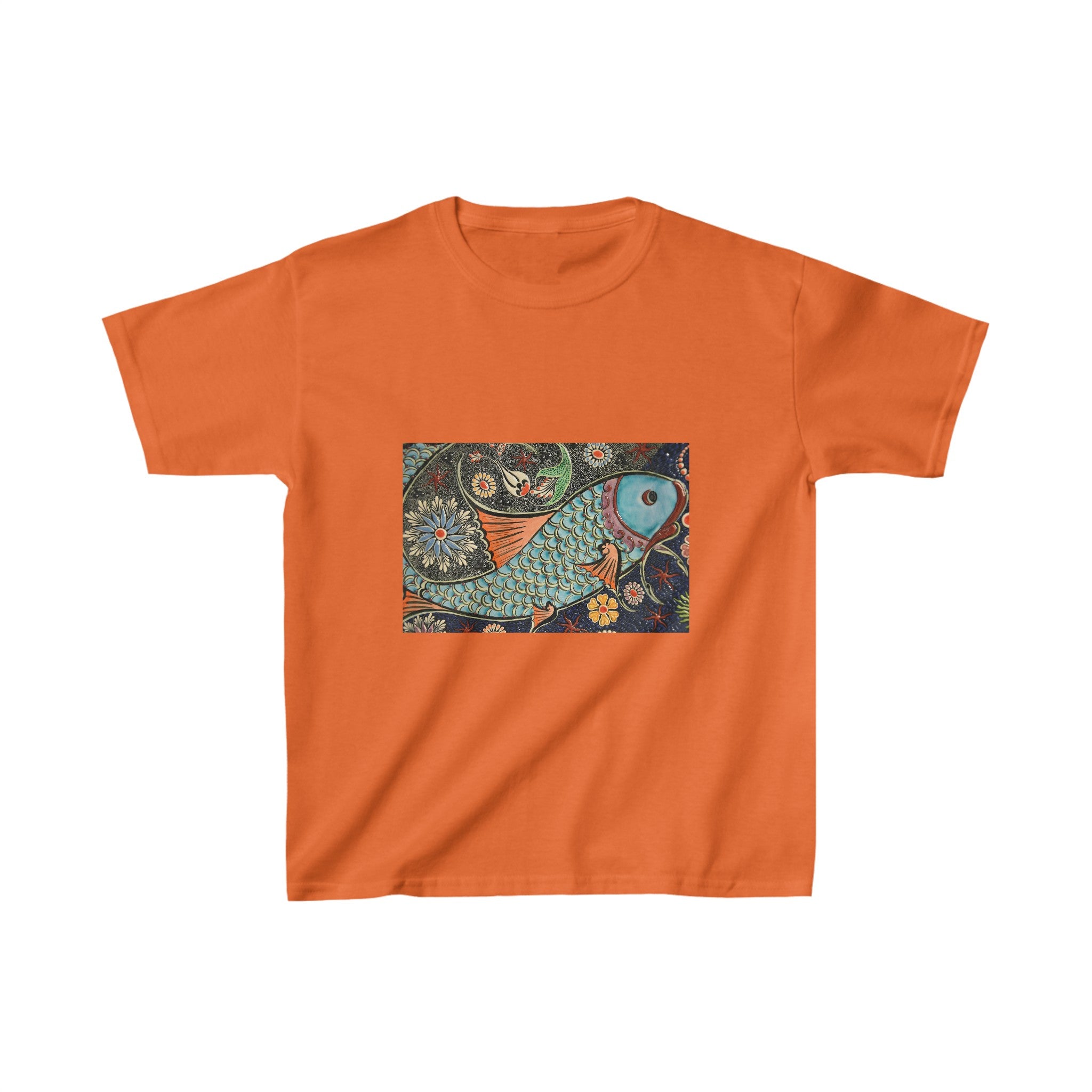 Fish mosaic T-shirt