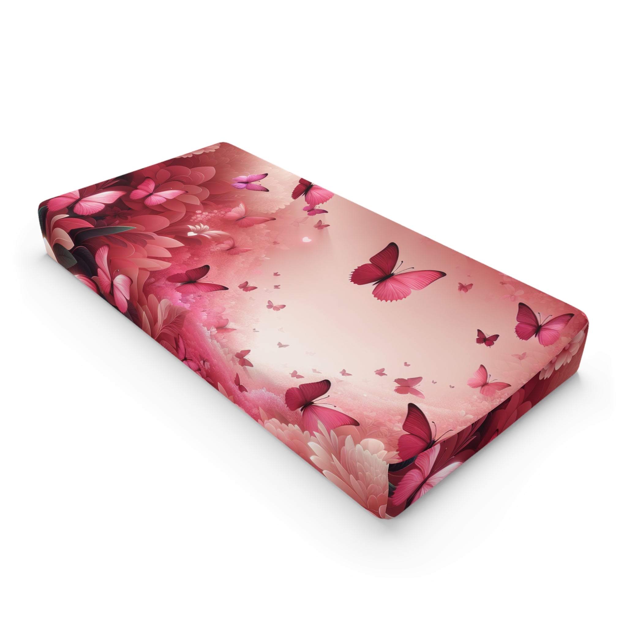 Pink Butterflies Pad Cover