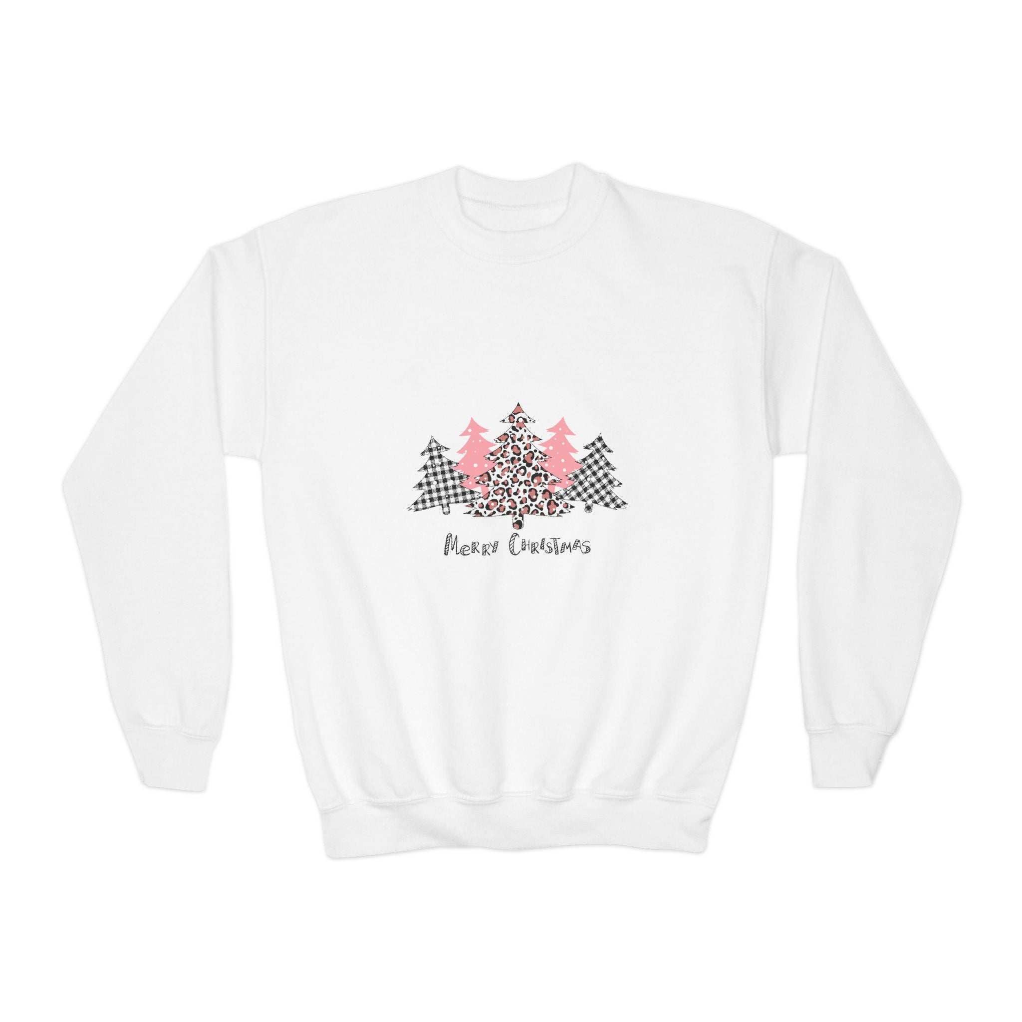 Merry Christmas Pink Sweatshirt