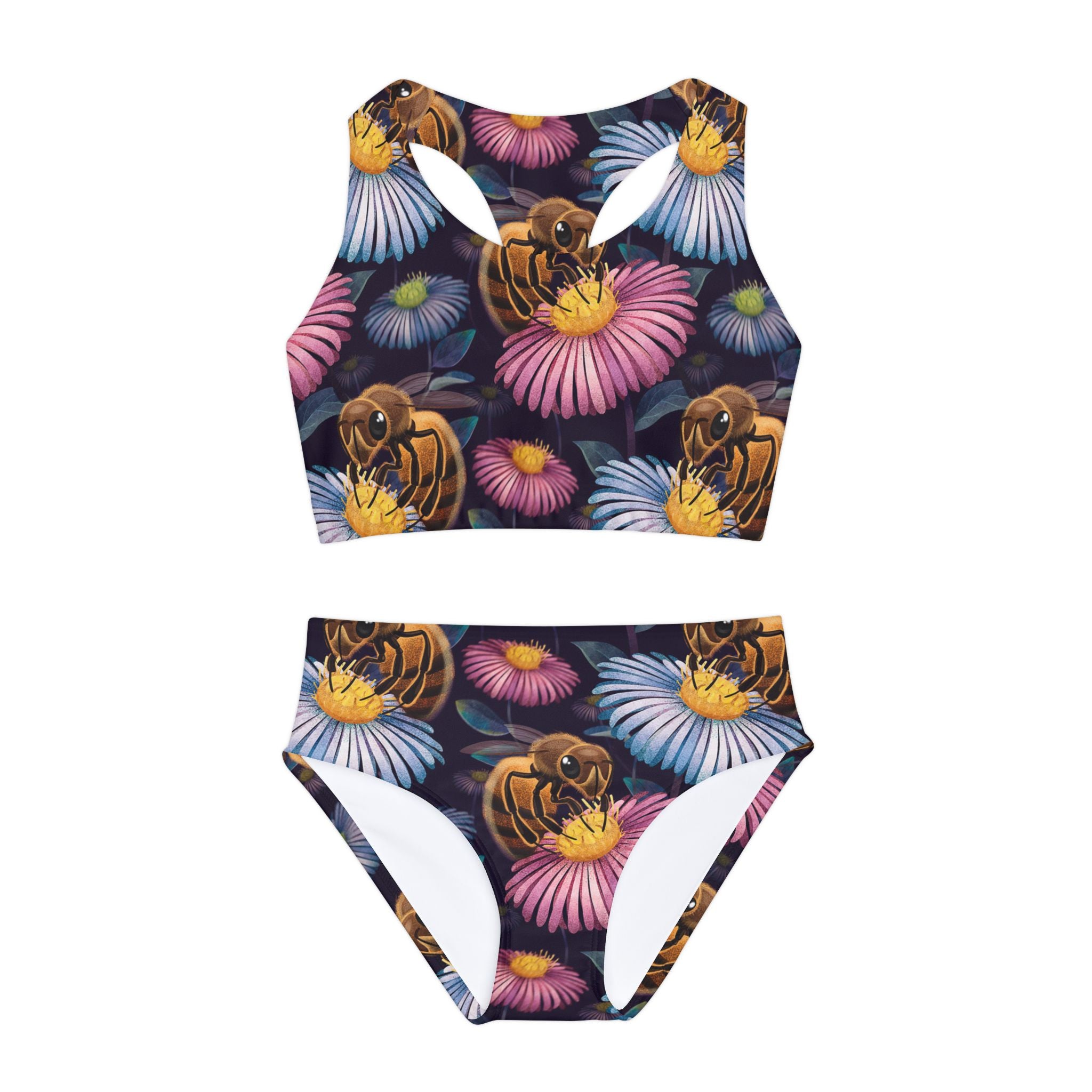 Flowers Bees Swimsuit