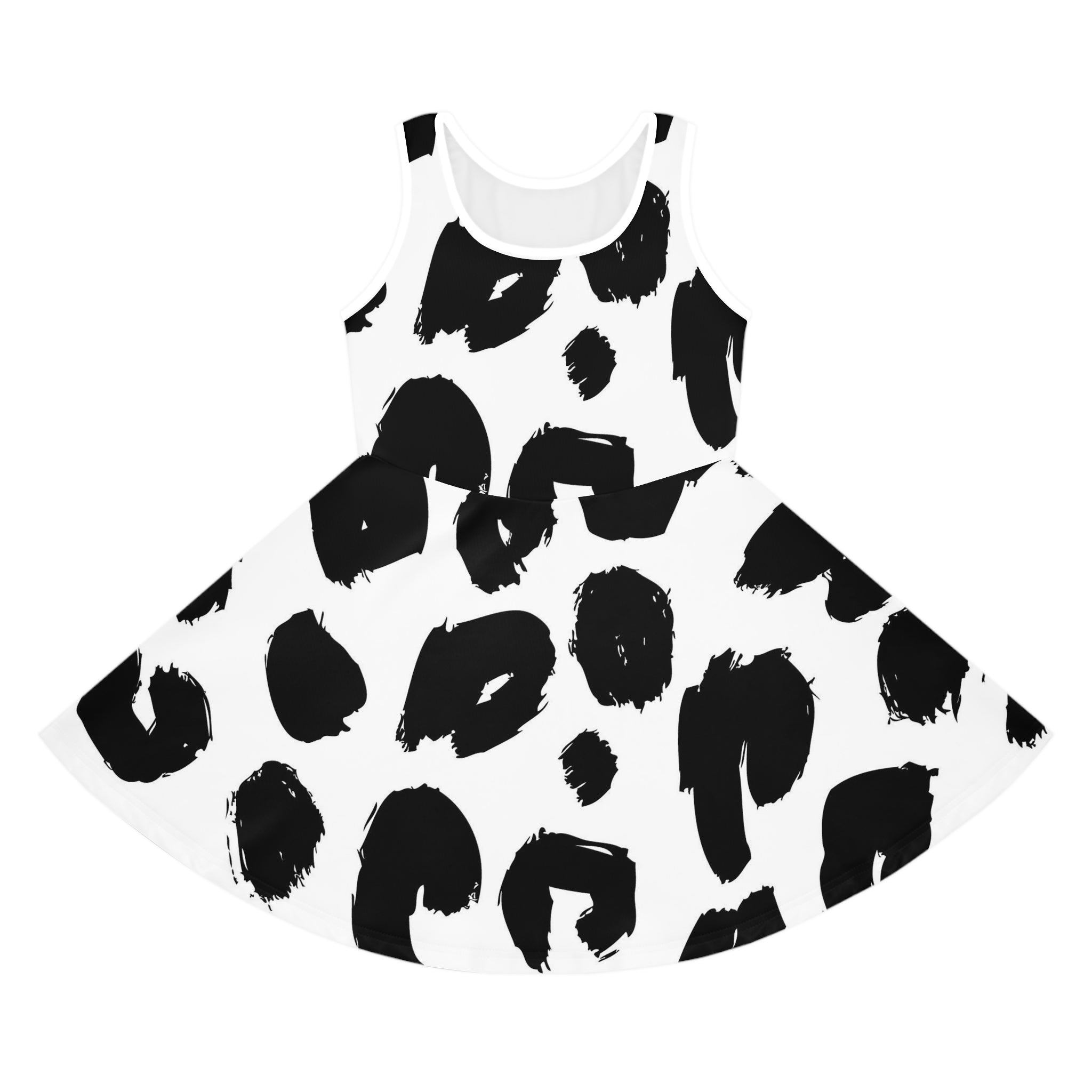 The Black & White Sundress for girls is the perfect blend of elegance and playful charm, designed to bring out the best in young fashionistas. Crafted from a lightweight, breathable fabric, this sundress offers comfort and style, making it ideal for warm summer days or sunny afternoons in the park. The classic black and white color scheme ensures versatility, allowing this dress to be easily paired with various accessories, making it suitable for both casual outings and dressier events.

