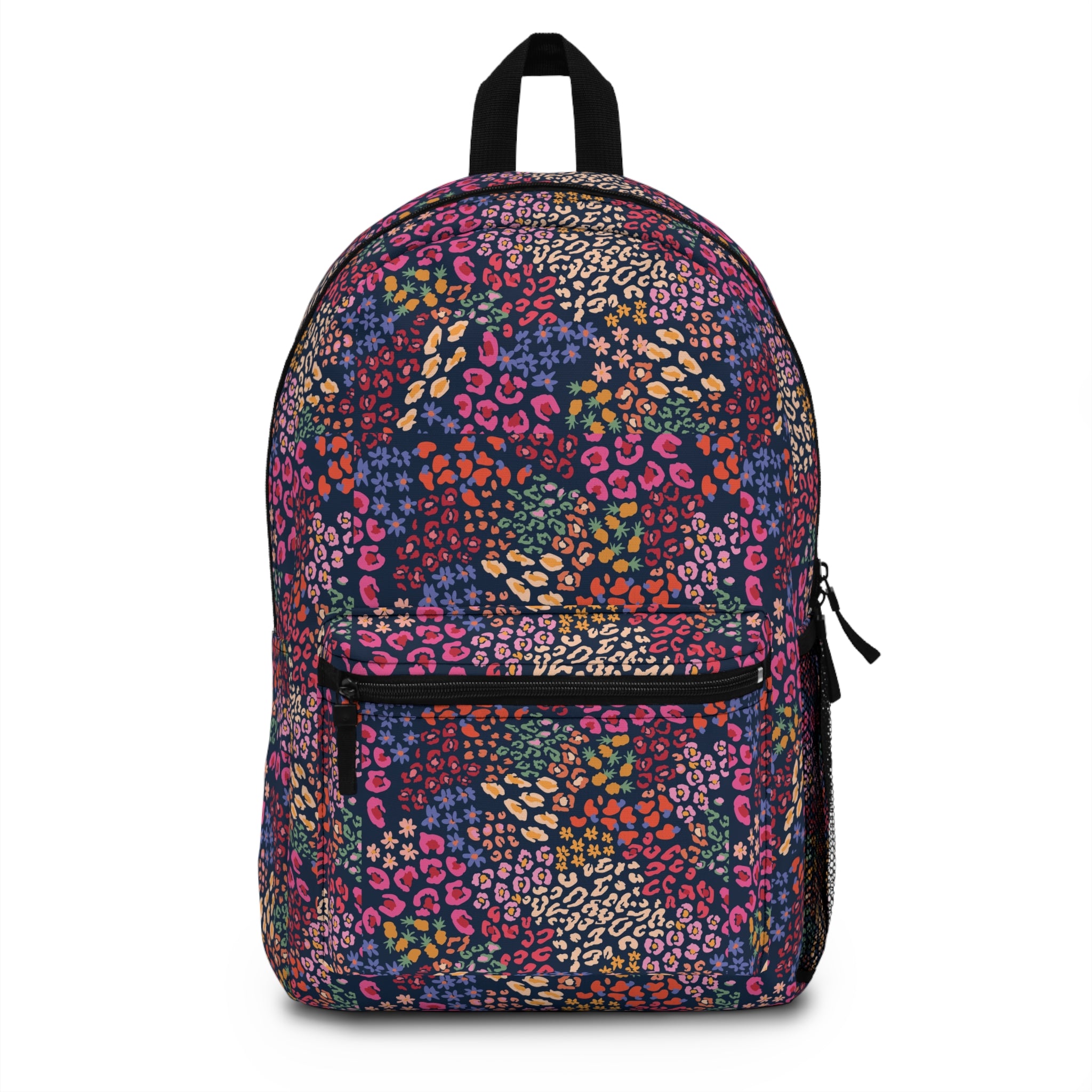 The Colourful Animal Print Backpack for Kids is a vibrant and playful accessory designed to ignite a child’s imagination while being practical for everyday use. Featuring a bright and bold pattern, this backpack showcases an array of adorable animals—lions, giraffes, elephants, and more—dressed in fun colors that instantly grab attention. Each animal is outlined with thick, black lines, making them stand out against the vivid background, which could be a mix of cheerful colors like yellow, sky blue, pink, a